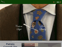 Tablet Screenshot of patriziocappelli.it